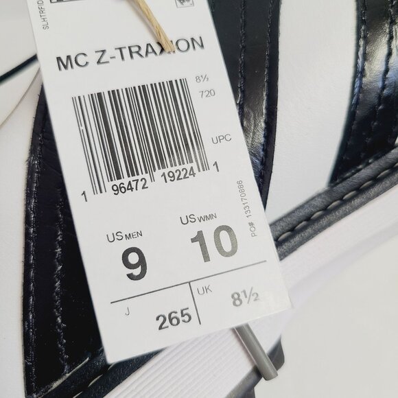 NEW Adidas MC Z-Traxion Spikeless Golf Shoes IF2714 Size 9 White Black